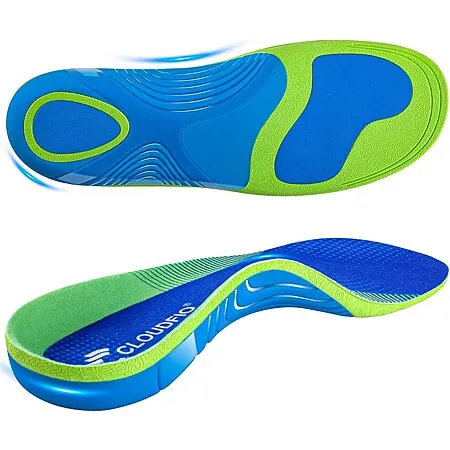 Cloudflo Unisex Plantar Fasciitis High Arch Support Orthotic Shoe Insoles (Various)