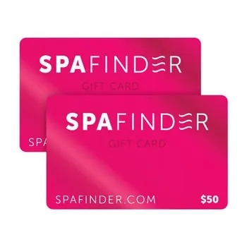 Two $50 Spafinder Gift Cards
