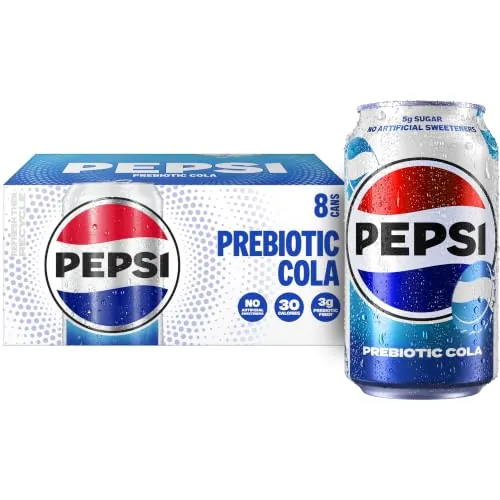 Pepsi Prebiotic Soda in Classic Cola 8-Pack