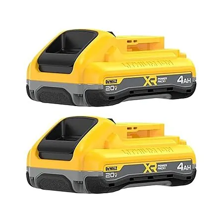 2-Pk 4Ah DeWALT Powerpack MAX XR Battery