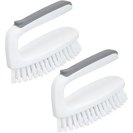 2-pk CELOX Heavy Duty Scrub Brush w/ Handle (white)