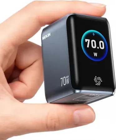 MOKiN 70W USB-C Charger with Smart Display