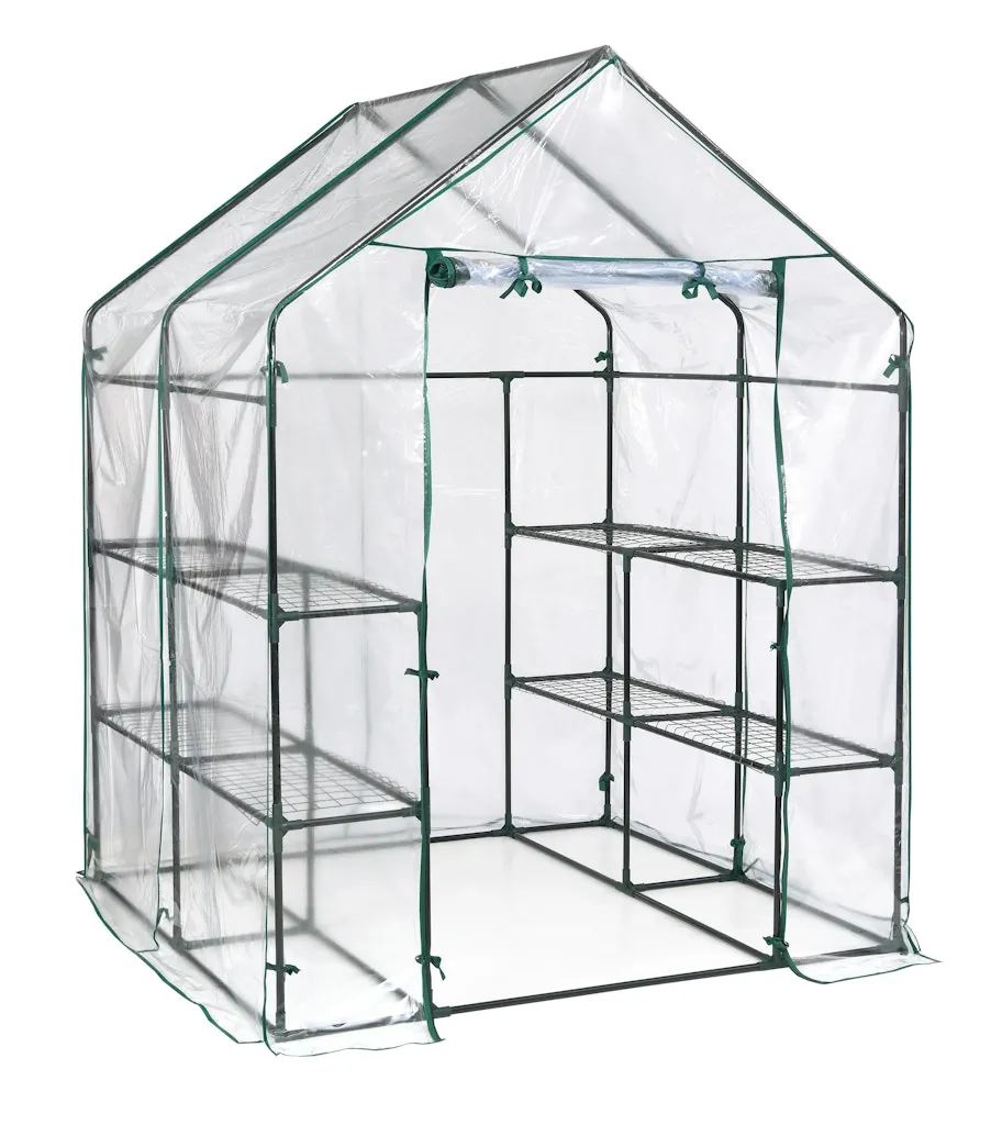 Miracle-Gro 4.8 x 4.8 x 6.5-Foot Transparent Greenhouse Kit