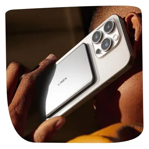 LISEN 5000mAh Ultra-Slim MagSafe Power Bank