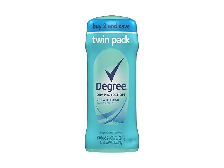 Degree Shower Clean 24-Hour Dry Protection Antiperspirant Deodorant for Women, 2.6 oz 2-Pack