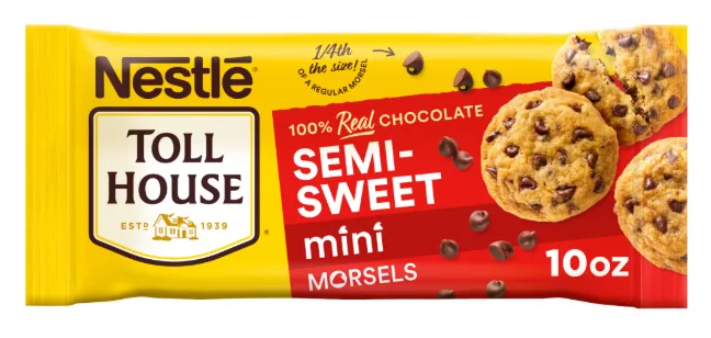 Nestlé Toll House Semi-Sweet Chocolate Mini Baking Chips 10-oz. Bag