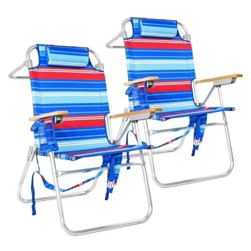Backpack Beach Chair 2-Pack