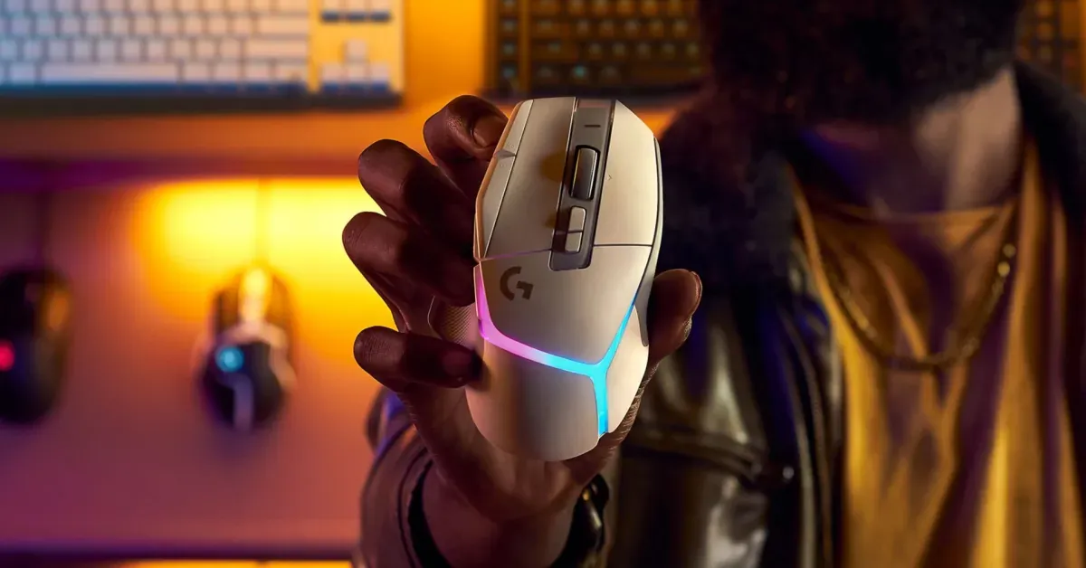 Logitech’s white G502 X Plus wireless gaming mouse with RGB is down to its lowest price