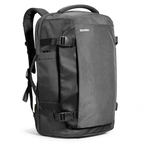 tomtoc Travel Backpack 40L, TSA Carry On Bag Flight Approved, PFAS Free