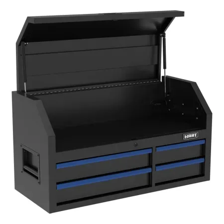 HART 42" 4-Drawer Heavy-Duty Steel Tool Chest, Locking Top Storage