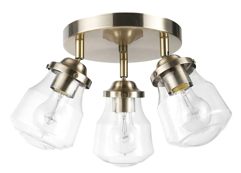 Globe Electric Gerard 3-Light Track Lighting Canopy Light