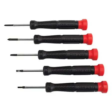 5-piece CRAFTSMAN Bi-material Precision Screwdriver Set