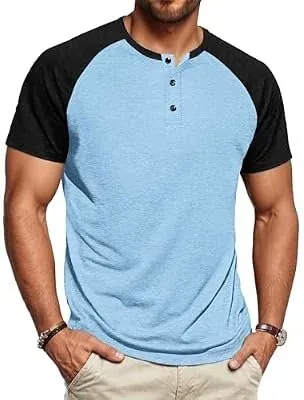 Men’s Short Sleeve Henley Shirts