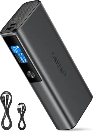 GREPRO 20000mAh 100W USB-C Laptop Power Bank