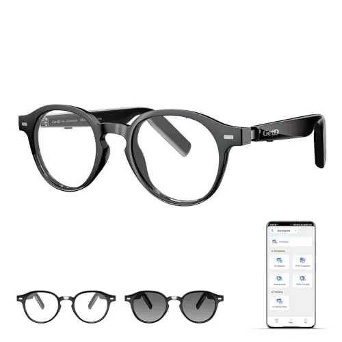 GetD AI Smart Glasses Photochromic Lenses 11H Playtime