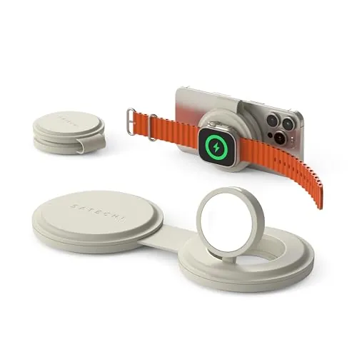 Satechi OntheGo 2-in-1 Wireless Charger Qi2 15W