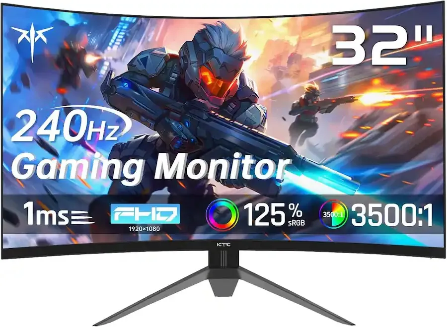 KTC 32" 1080p HDR LED G-Sync Curved Monitor