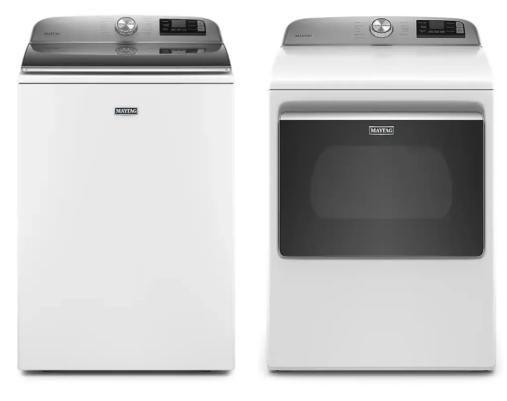 Maytag Smart Top Load Washer & Electric Dryer Package