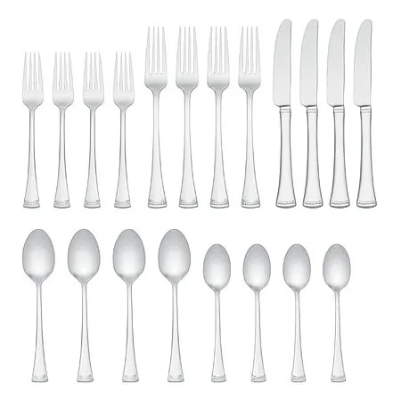20-Pc Lenox Portola 18/10 Stainless Steel Flatware Set