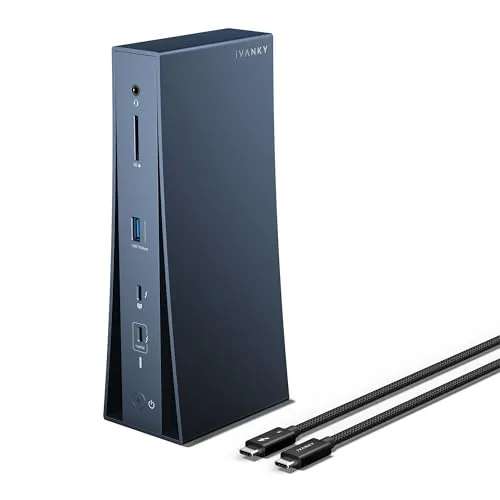IVANKY 11-in-1 Thunderbolt 5 Fusion Dock Pro 3 Tower Docking Station