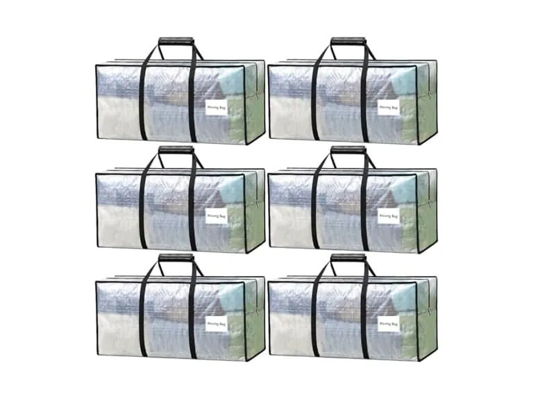 VISVEIL 6-Pack 23-Gallon Heavy-Duty Storage Bag