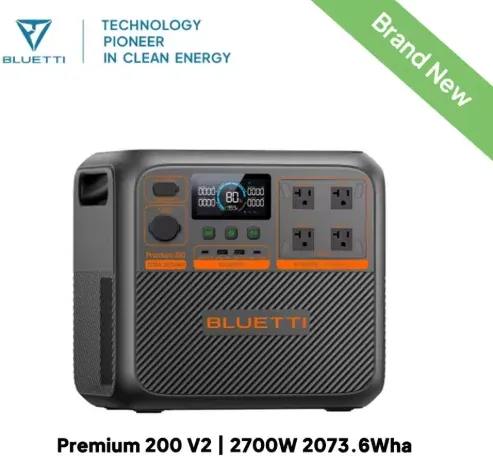 BLUETTI Elite 200 V2 Portable Power Station 2073Wh 2700W LiFePO4