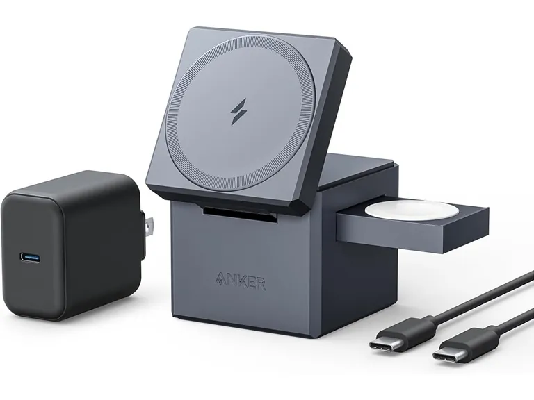 Anker 15W 3-in-1 MagSafe Wireless Charging Cube