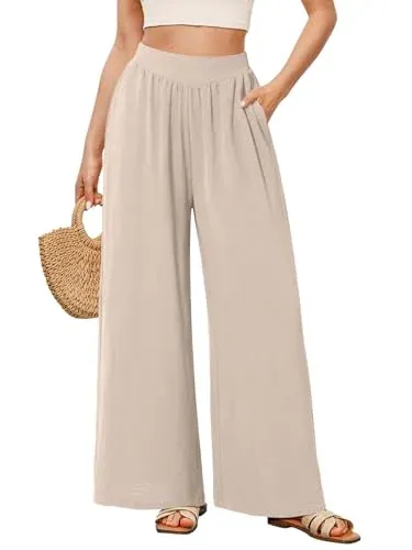 NIMIN Wide Leg Palazzo Pant with Pockets