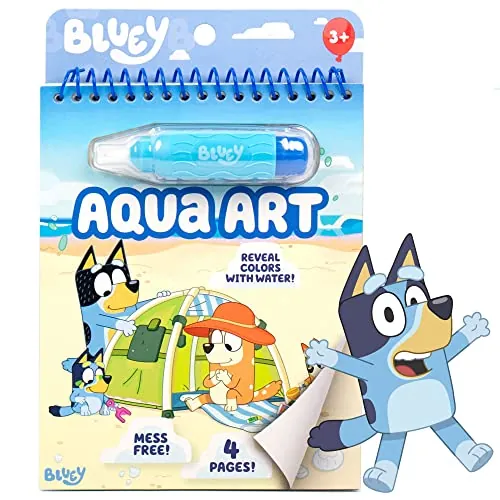 Horizon Group USA Bluey Aqua Art Reusable Water Reveal Activity Pages