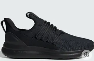 adidas Men's Lite Racer Adapt 7.0 Wide Shoes (Limited Sizes, Black)