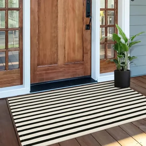 Front Door Mat Outside Entrance 2x4.3"