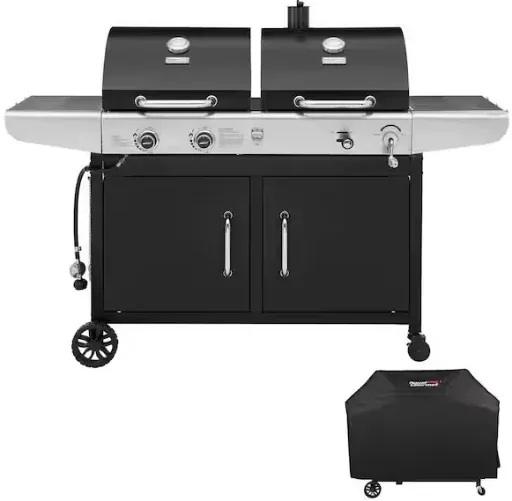 Royal Gourmet 2-Burner Propane Gas and Charcoal Combo Grill