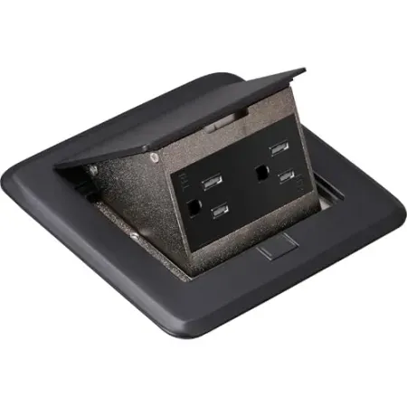 Newhouse Electric Pop-Up Floor Outlet with 15 Amp Receptacle