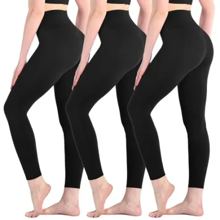 3-Pack Leafigure High-Waisted Leggings