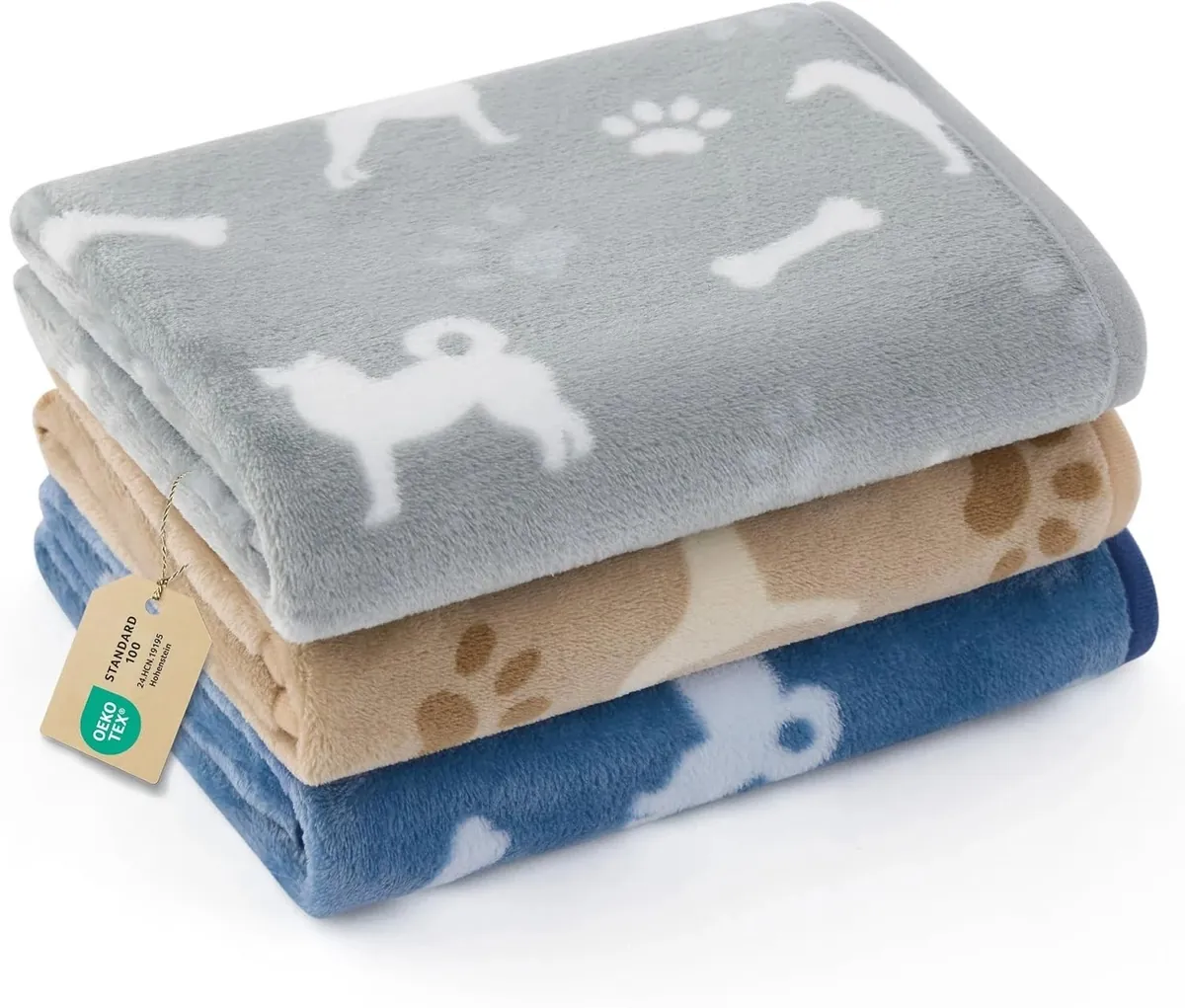 Bedsure Dog Blanket 3-Pack