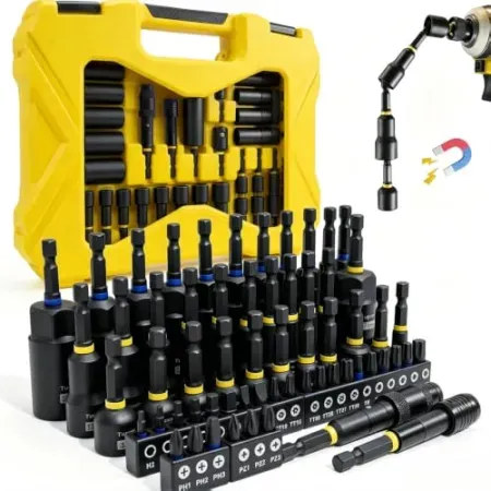 61-Piece Tuugote Magnetic Nut Driver Set for Impact Drills