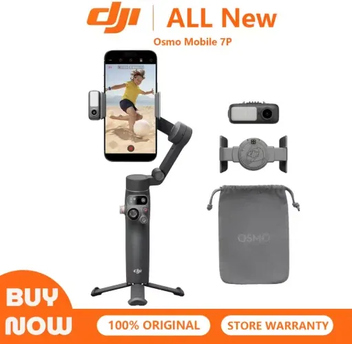 DJI Osmo Mobile 7P 3-Axis Phone Gimbal with Built-in Extension Rod & Tripod