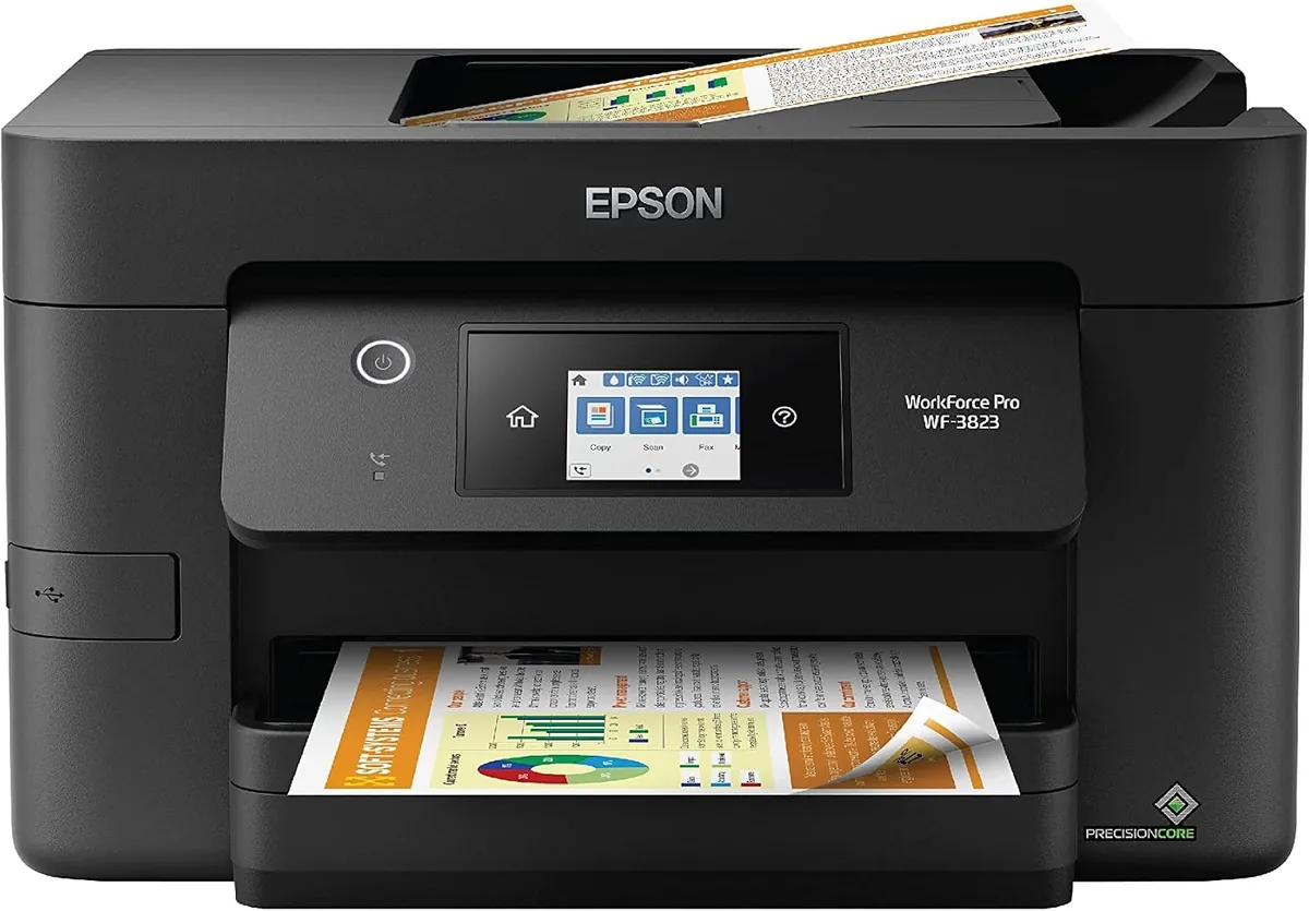 Epson Workforce Pro WF-3823 Wireless Color All-in-One Inkjet Printer