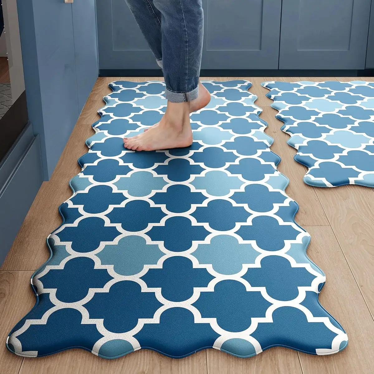 Arenarug Scalloped Kitchen Mats