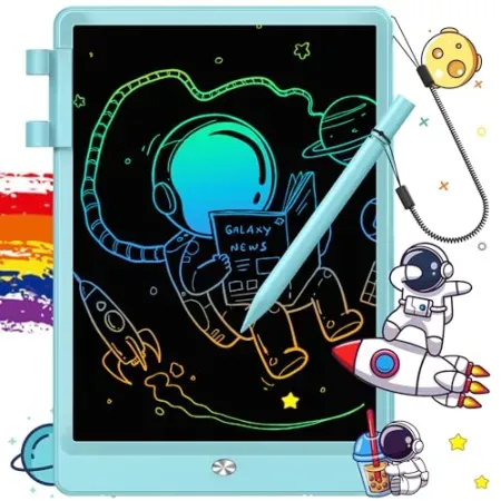 10" FLUESTON LCD Writing & Drawing Tablet Colorful Doodle Board