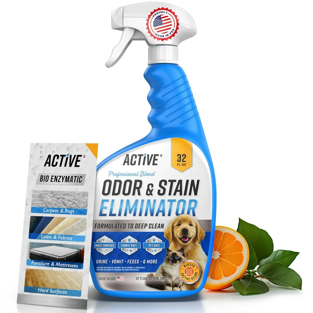 ACTIVE 32-oz. Pet Odor & Stain Eliminator Enzyme Cleaner