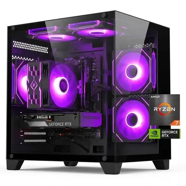 AOACE Ryzen 7 5700X RTX 5060 Gaming Desktop PC