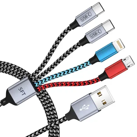 Jogrytece 5' 4-in-1 Multi Charging Cable