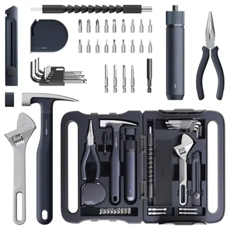 HOTO 40-Piece Household Essentials Tool Kit