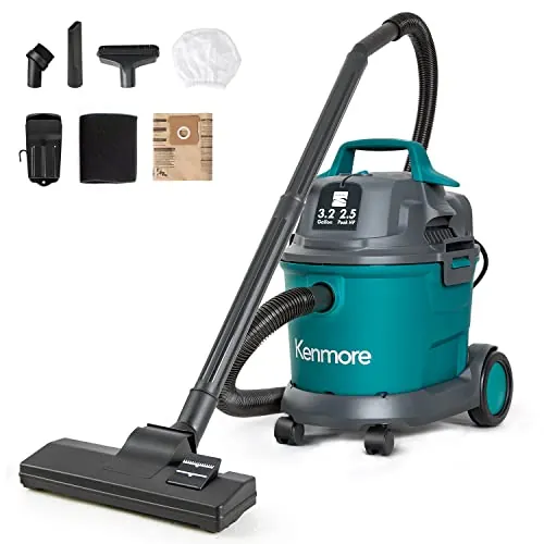 Kenmore KW3030 Wet Dry Canister Vacuum Cleaner 3.2 Gallon