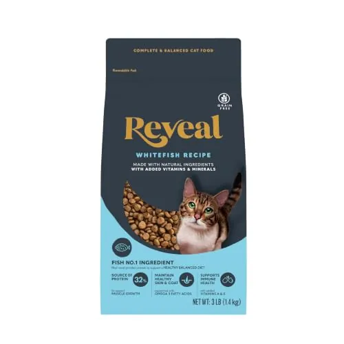 Reveal Whitefish Grain Free Complete Dry Cat Food 3-Pound