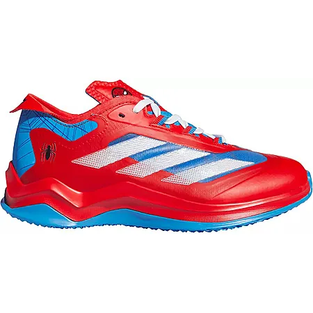 adidas Kids' Adizero Impact Spider-Man Turf Baseball Shoes (Red/White)