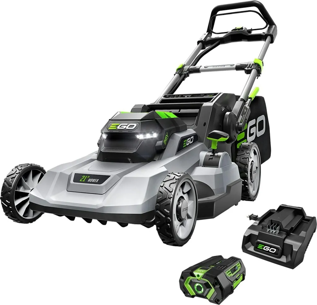 EGO Power+ Cordless Push Electric Lawn Mower w/ 4.0Ah Battery and Charger