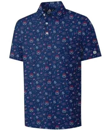 V VALANCH Men's Moisture-Wicking Golf Polo