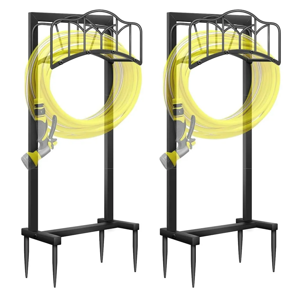 100-Foot Capacity Freestanding Garden Hose Holder 2-Pack